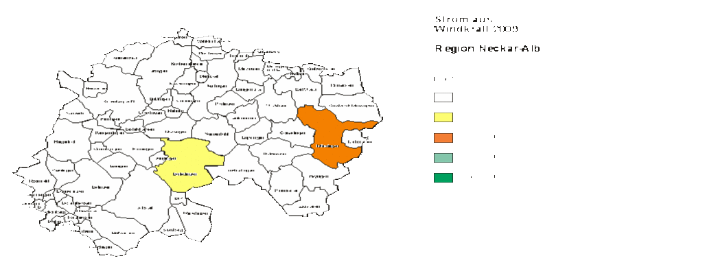 Grafik Windkraft 2009
